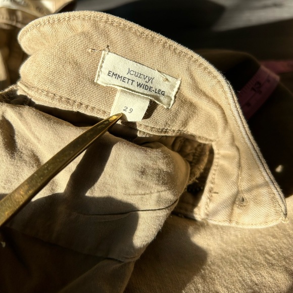 Madewell The Emmett Wide-Leg Pant: Welt Pocket Edition 29 - Picture 7 of 8